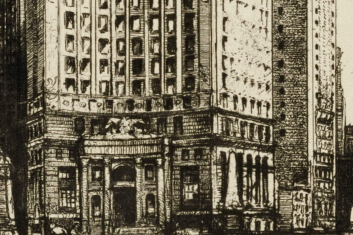 Another detail of the print, close up