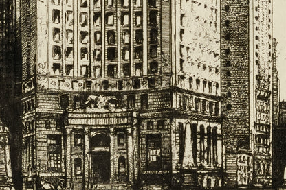 Another detail of the print, close up