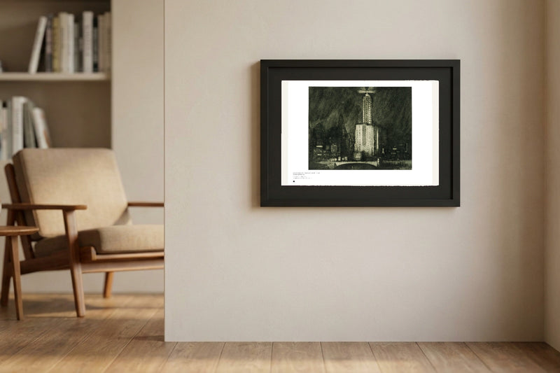 Donald Shaw MacLaughlan — The Wacker Drive — Métrica art print, framed on a wall