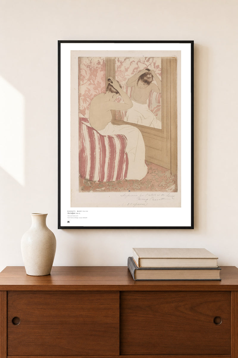 Mary Cassatt — The Coiffure — framed print