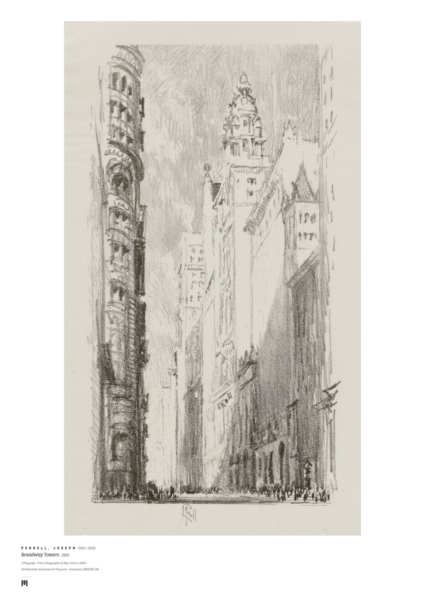 Joseph Pennell — Broadway Towers