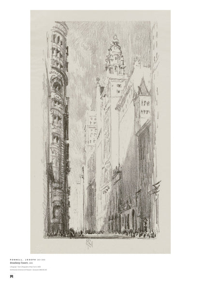 Joseph Pennell — Broadway Towers