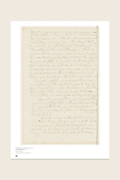 The print as it arrives: the full sheet with the Métrica museum caption