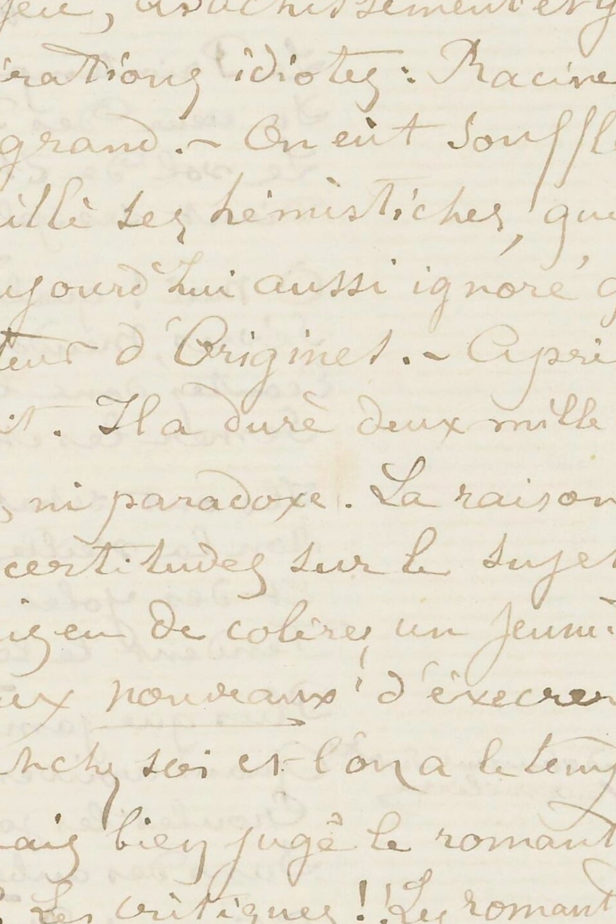 Detail of the print, close up