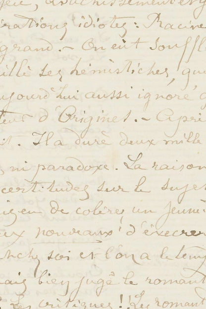 Detail of the print, close up