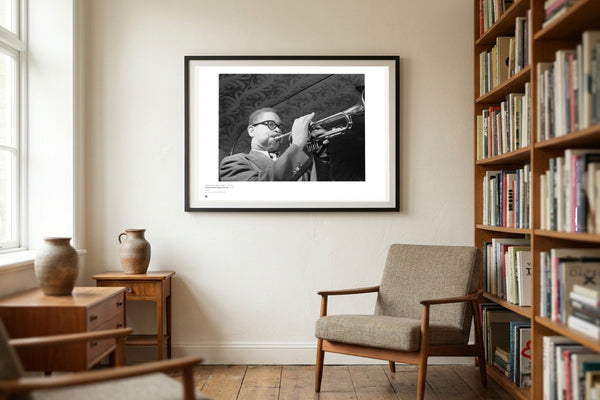 William P. Gottlieb — Portrait of Dizzy Gillespie, 1947