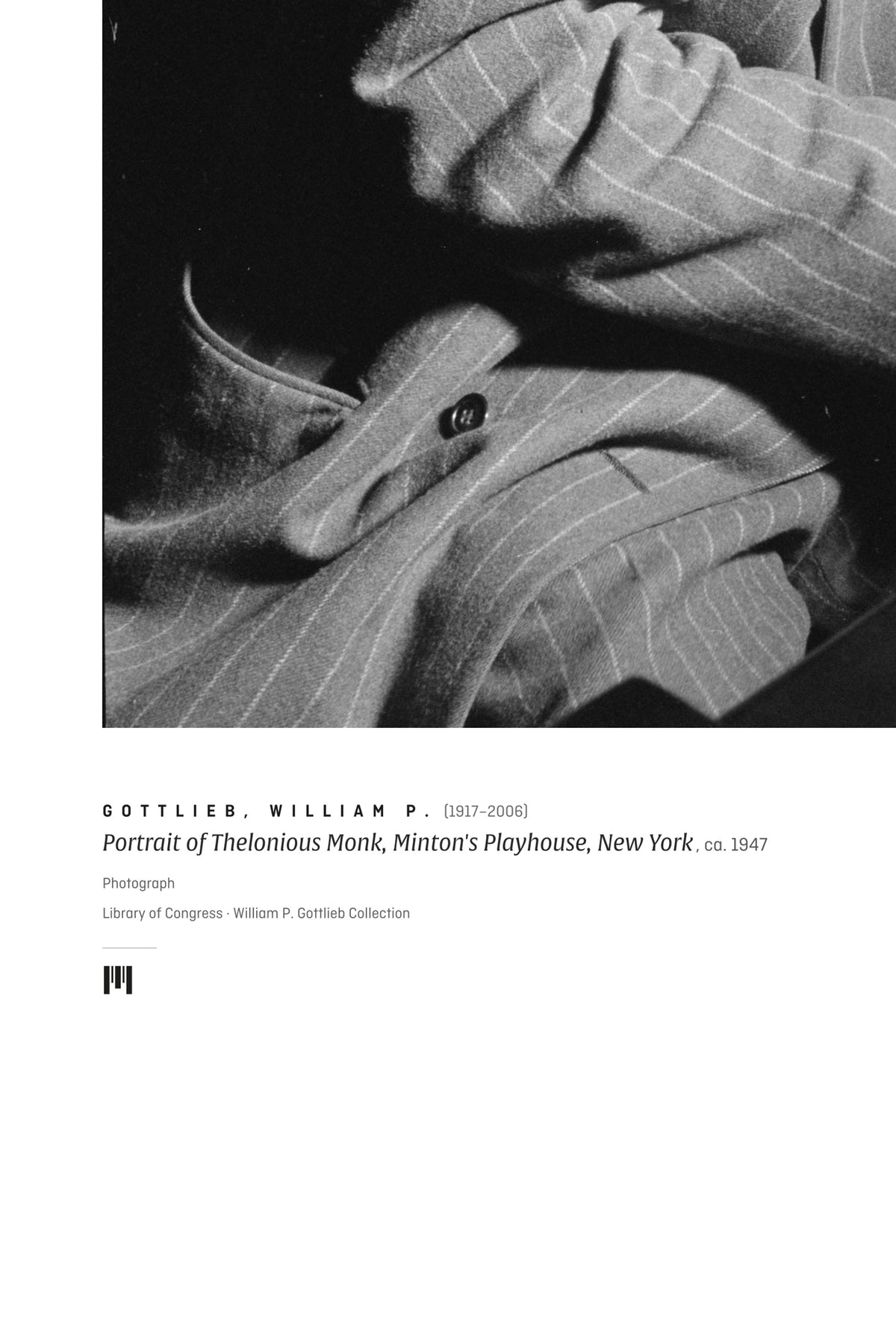 Detail: the Métrica museum caption